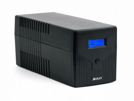 (456) Бастион SKAT-UPS 1000ВА/600Вт/Line-Interactive/АКБ 7Ачх2/220В/2xC13/3 л.г./МПТ