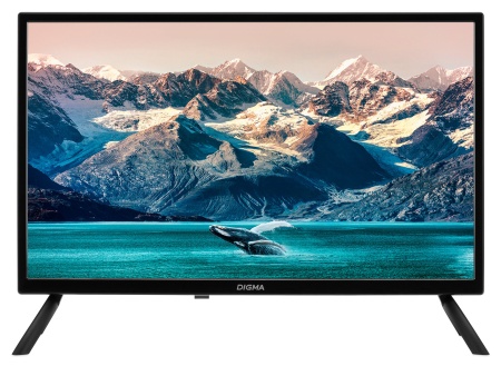 Телевизор LED Digma 24" DM-LED24MBB21 черный/черный HD 60Hz DVB-T DVB-T2 DVB-C DVB-S DVB-S2 USB