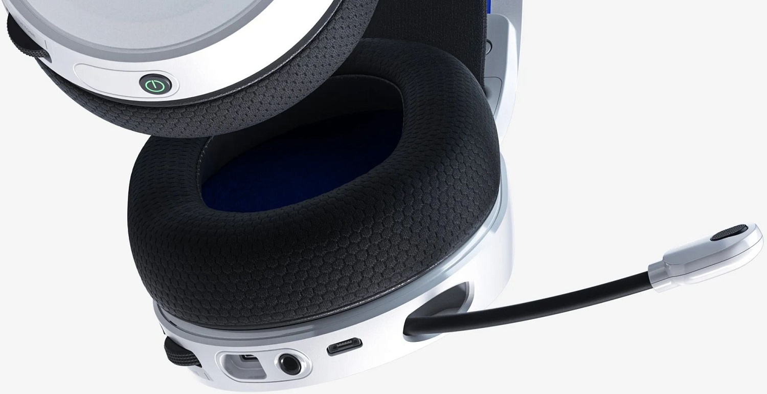 Наушники с микрофоном Steelseries Arctis 7P+ белый/черный мониторные Radio оголовье (61471)