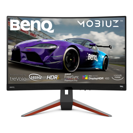 Монитор LCD 27'' [16:9] 2560х1440(WQHD) VA, Curved, nonGLARE, 165 Hz, 300 cd/m2, H178°/V178°, 3000:1, 20М:1, 16.7M, 5ms, VGA, 2xHDMI, DP, Height adj, Tilt, Swivel, Speakers, 3Y, Black