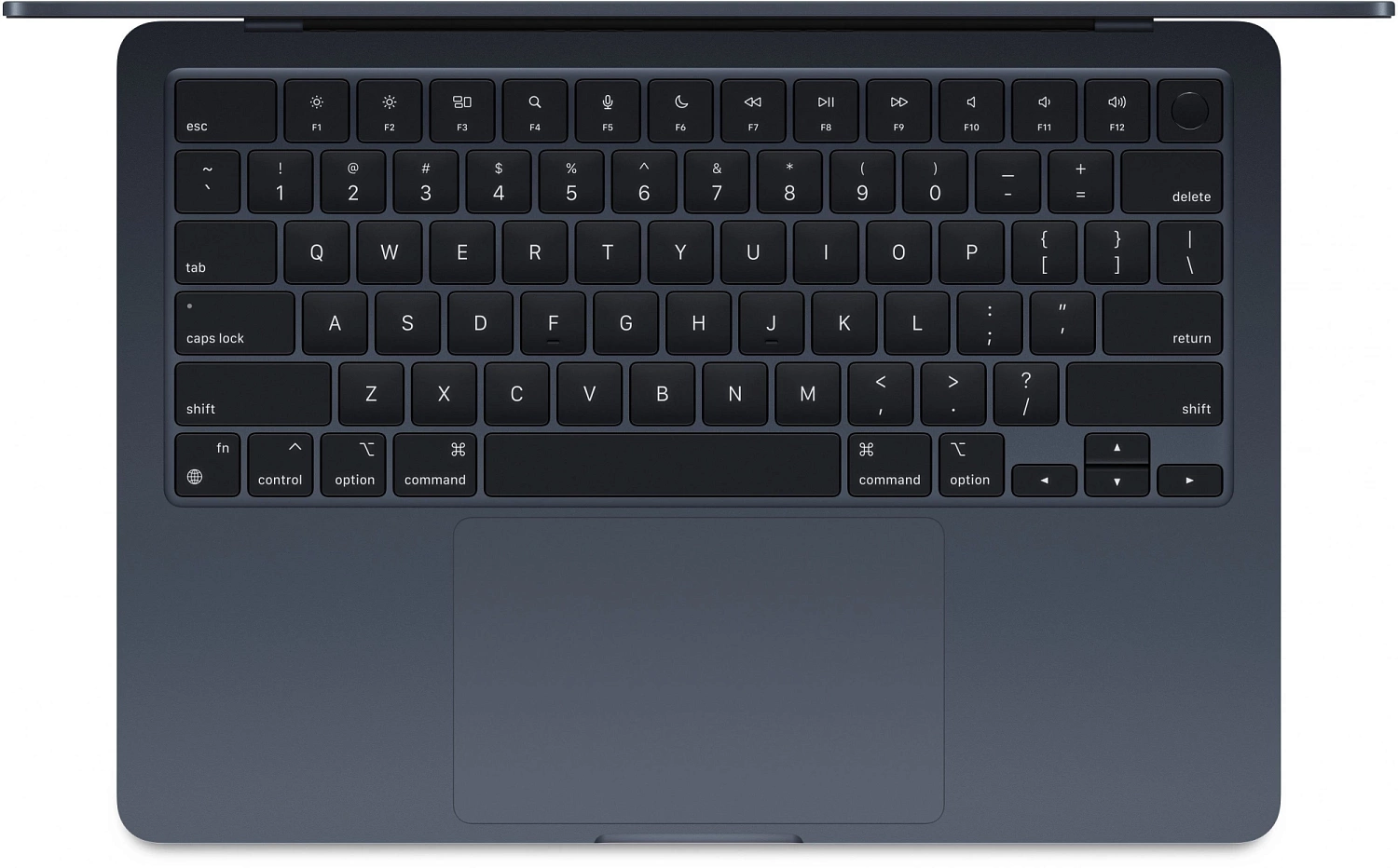 Ноутбук Apple MacBook Air A3113 M3 8 core 16Gb SSD256Gb/8 core GPU 13.6" Liquid Retina (2560x1664) Mac OS midnight WiFi BT Cam (MC8K4LL/A)