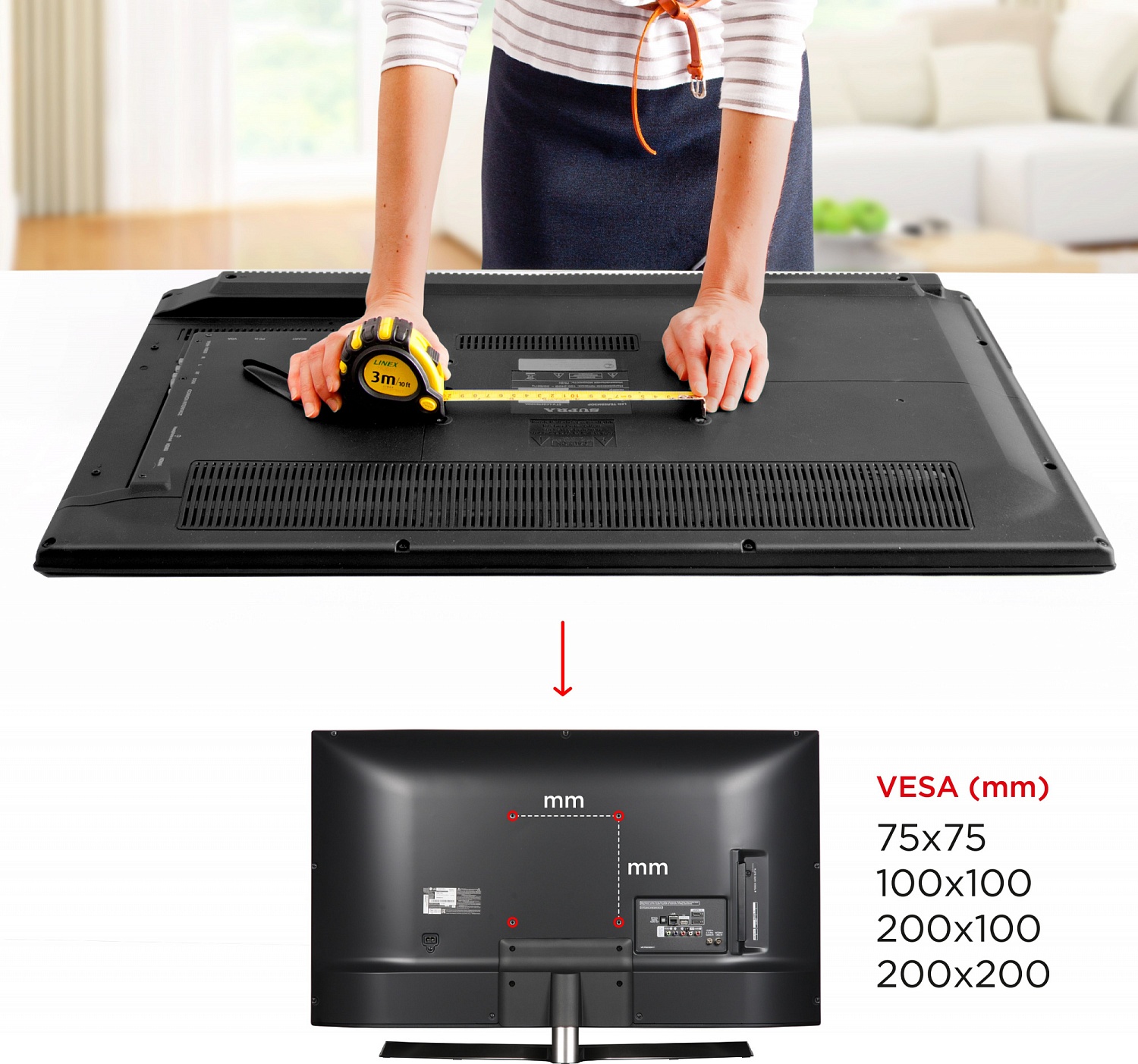 Кронштейн для телевизора Holder LCDS-5036 металлик 19"-37" макс.30кг настенный поворот и наклон