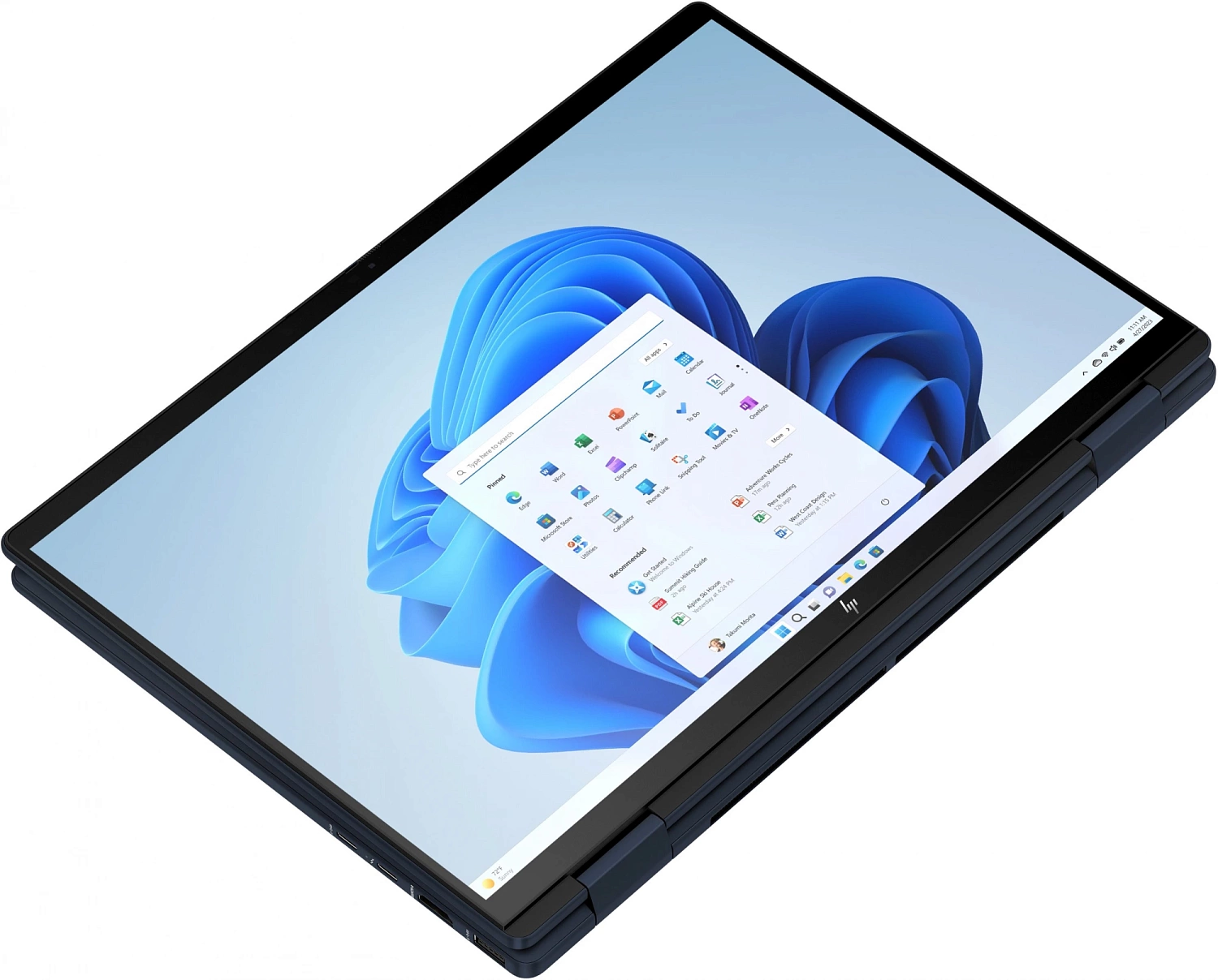 Ноутбук HP Envy x360 14-fc0017ci Core Ultra 5 125U 16Gb SSD512Gb Intel Graphics 14" IPS Touch WUXGA (1920x1200) Windows 11 Home blue WiFi BT Cam (A1AB3EA)