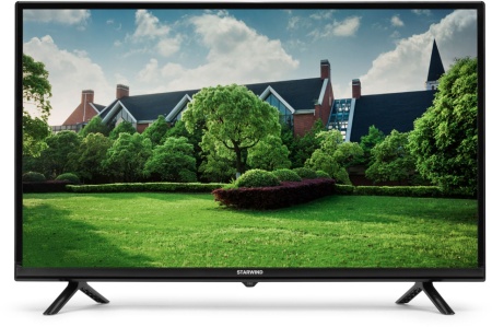 Телевизор LED Starwind 32" SW-LED32BG202 Slim Design черный HD 60Hz DVB-T DVB-T2 DVB-C DVB-S DVB-S2 USB