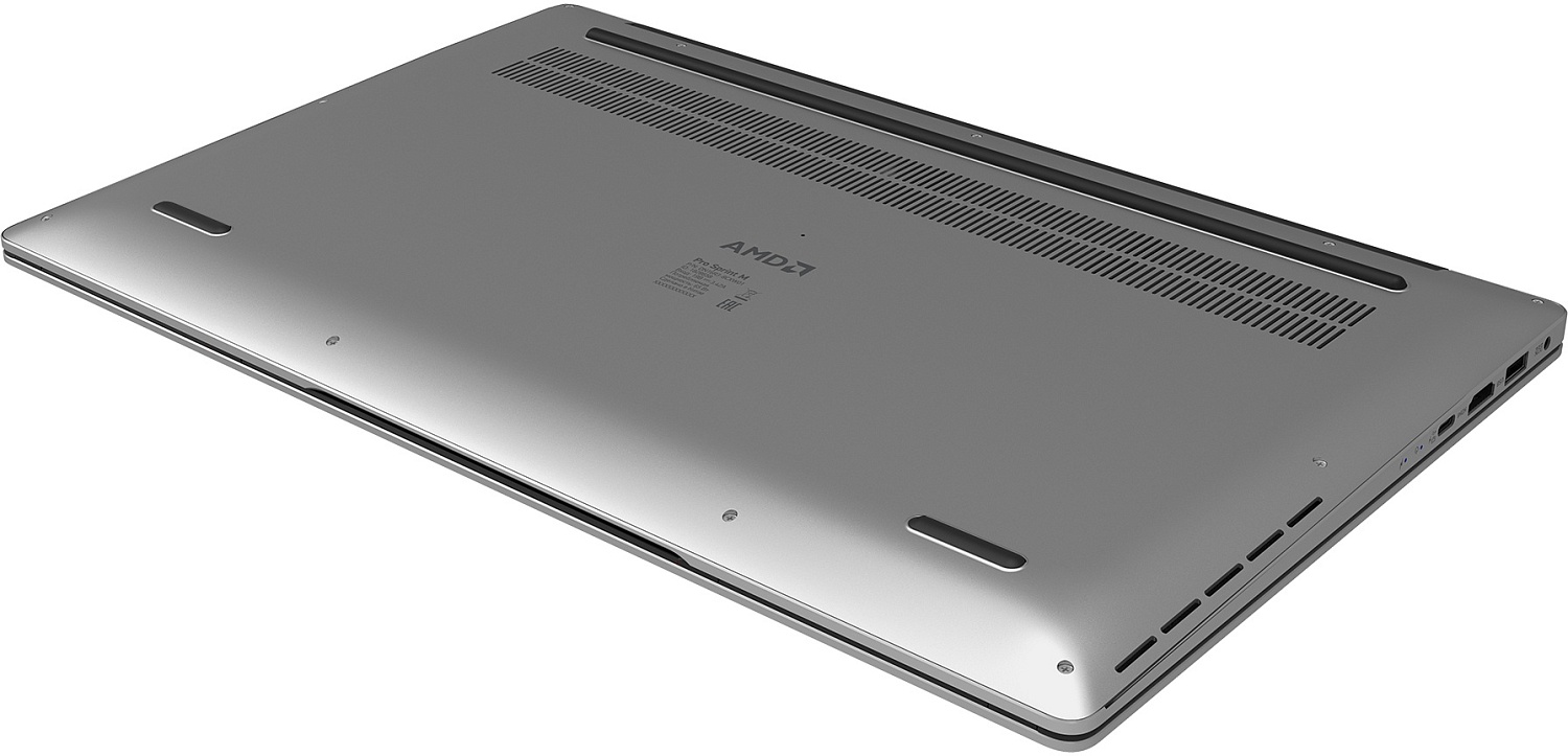 Ноутбук Digma Pro Sprint M Ryzen 7 3700U 16Gb SSD512Gb AMD Radeon RX Vega 10 16.1" IPS FHD (1920x1080) Windows 11 Professional silver WiFi BT Cam 4700mAh (DN16R7-ADXW02)