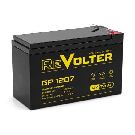 Аккумуляторная батарея Energon Аккумуляторная батарея универсальная Revolter GP 1207 (12V / 7.2Ah)
