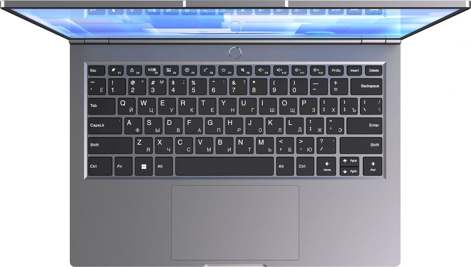 Ультрабук Maibenben P429 Core i5 12450H 16Gb SSD512Gb Intel UHD Graphics 14" IPS Touch 2K (2240x1400) Linux grey WiFi BT Cam 4026mAh (P4292SF0LGRE0)