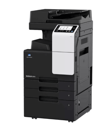 МФУ Konica Minolta bizhub C257i + ADF (DF-633) + тумба (DK-518x) + набор тонеров (1/2) (А3, цветное, 25 ppm, 6GB, SSD 256GB, Duplex, USB 2.0, Gigabit Ethernet, лотки 2х500л), официальная гарантия от Вендора, обязат. установка специалистом АСЦ