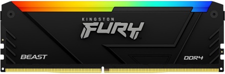 16GB DDR4 3600MHz DIMM FURY Beast Black RGB XMP KF436C18BB2A/16 CL18, 1.35V 288-pin Non-ECC