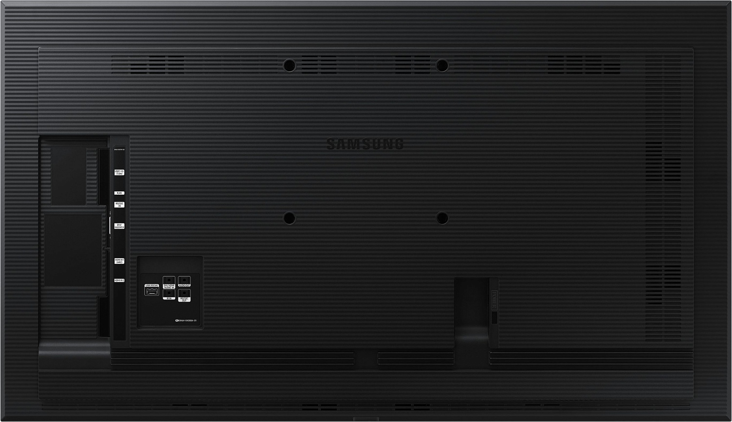 Панель Samsung 65" QB65B черный VA LED 8ms 16:9 DVI HDMI M/M матовая 350cd 178гр/178гр 3840x2160 DP RCA 4K USB 24.9кг