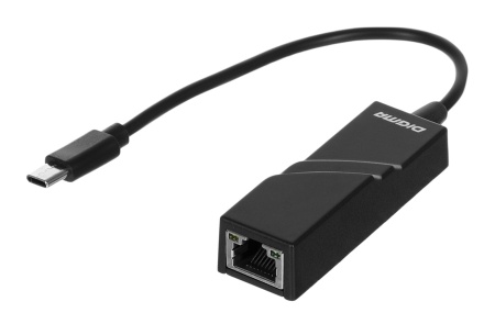 Сетевой адаптер Fast Ethernet Digma D-USBC-LAN100 USB Type-C (упак.:1шт)