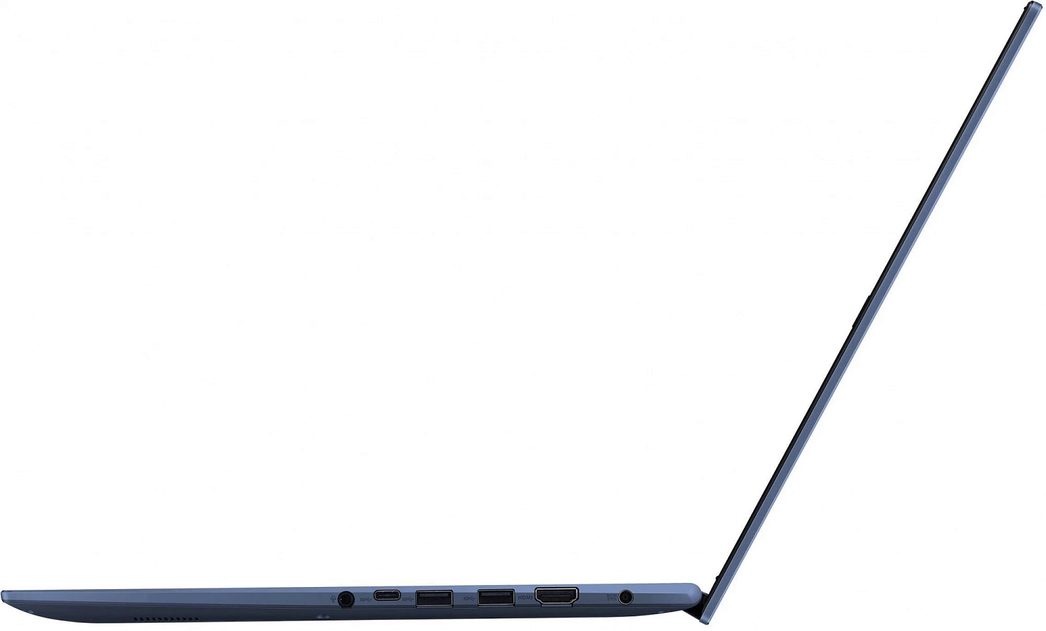 Ноутбук Asus VivoBook 17X K1703ZA-AU171 Core i5 12500H 16Gb SSD512Gb Intel Iris Xe graphics 17.3" IPS FHD (1920x1080) noOS blue WiFi BT Cam (90NB0WN2-M00750)