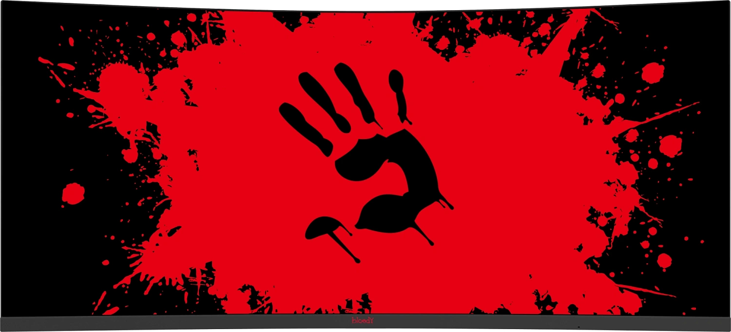 Монитор Bloody 39.7" MN2X Mini-LED черный VA LED 1ms 21:9 (Ultrawide) HDMI M/M матовая HAS Piv 400cd 178гр/178гр 5120x2160 180Hz G-Sync FreeSync DP 5K USB 11.1кг