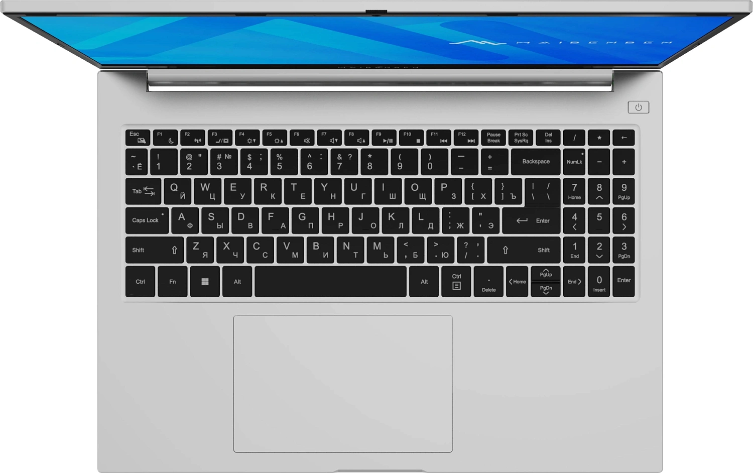 Ноутбук Maibenben M16B-R777UM Ryzen 7 7730U 16Gb SSD1Tb AMD Radeon 16" IPS FHD+ (1920x1200) Windows 11 Home silver WiFi BT Cam (M16B-R777UM0G14HS3E10)