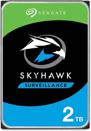 Жесткий диск Seagate SATA-III 2TB ST2000VX017 Surveillance Skyhawk (5400rpm) 256Mb 3.5"