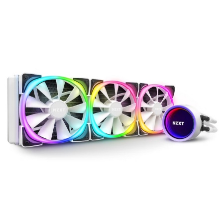 Kraken X73 RGB (1700 support) 360mm AIO Liquid Cooler with RGB, White, RTL