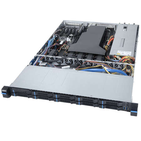 GSS12P10R-EK-G GS-S12-P10R 1.0 (1U, 2xLGA3647, 8xDDR4, up to 10x2.5, 1xM.2, 2x1GbE, IPMI, 2xUSB3.0 Front, 2x650W, Rails)