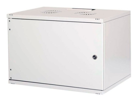 Шкаф коммутационный Lande NetBox Soho (LN-SH12U5440-BL-F0-2) настенный 12U 540x400мм пер.дв.металл задн.дв.стал.лист несъемн.бок.пан. направл.под закл.гайки 80кг черный 310мм 13.2кг 595мм IP20 сталь