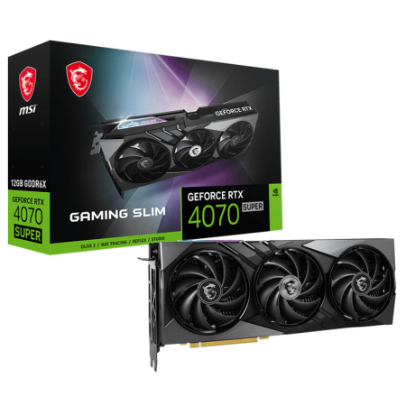 Видеокарта MSI GeForce RTX 4070 SUPER 12G GAMING SLIM