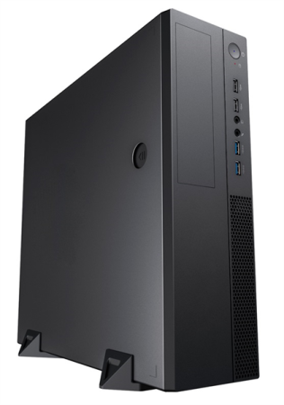 Корпус Slim Case Powerman EL510 Black PM-300ATX U3.0*2+U2*2+A(HD): fan 9cm; intrusion switch, Micro-ATX, Mini-ITX