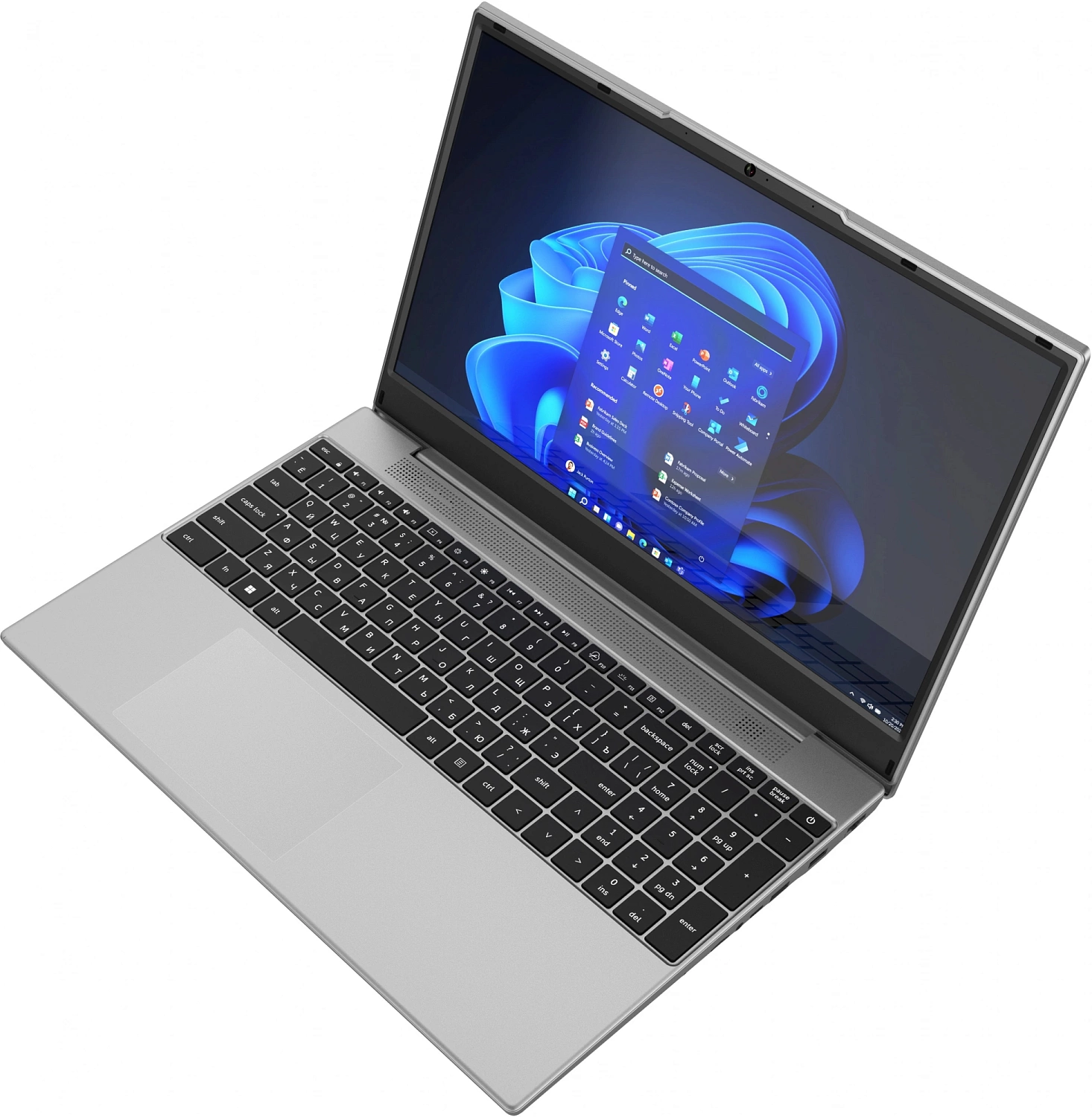Ноутбук Digma Pro Breve Ryzen 5 5500U 8Gb SSD512Gb AMD Radeon 15.6" IPS FHD (1920x1080) Windows 11 Professional silver WiFi BT Cam 4500mAh (DN15R5-8DXW03)