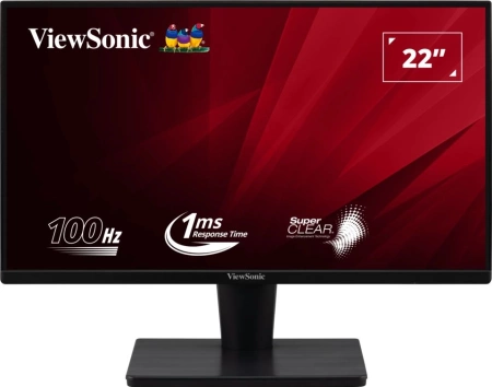 Монитор ViewSonic 21.5" VA2215-H черный VA LED 16:9 HDMI матовая 250cd 178гр/178гр 1920x1080 100Hz FreeSync VGA FHD 2.4кг