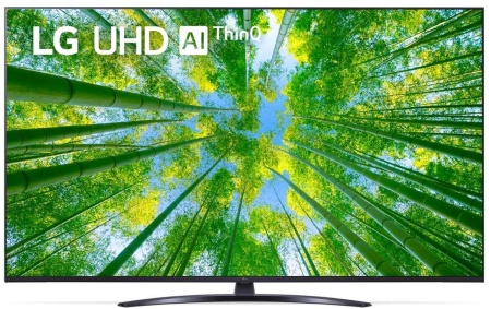 Телевизор LED LG 55" 55UQ81003LA.ARU черный 4K Ultra HD 60Hz DVB-T DVB-T2 DVB-C DVB-S DVB-S2 USB WiFi Smart TV