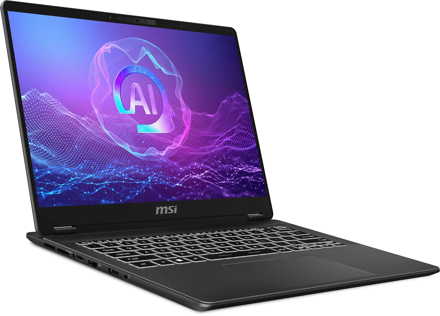 Ноутбук MSI Prestige 14 AI+ Evo C2VMG-052RU Core Ultra 5 226V 16Gb SSD1Tb Intel Arc 130V 14" IPS FHD+ (1920x1200) Windows 11 grey WiFi BT Cam (9S7-14N311-052)