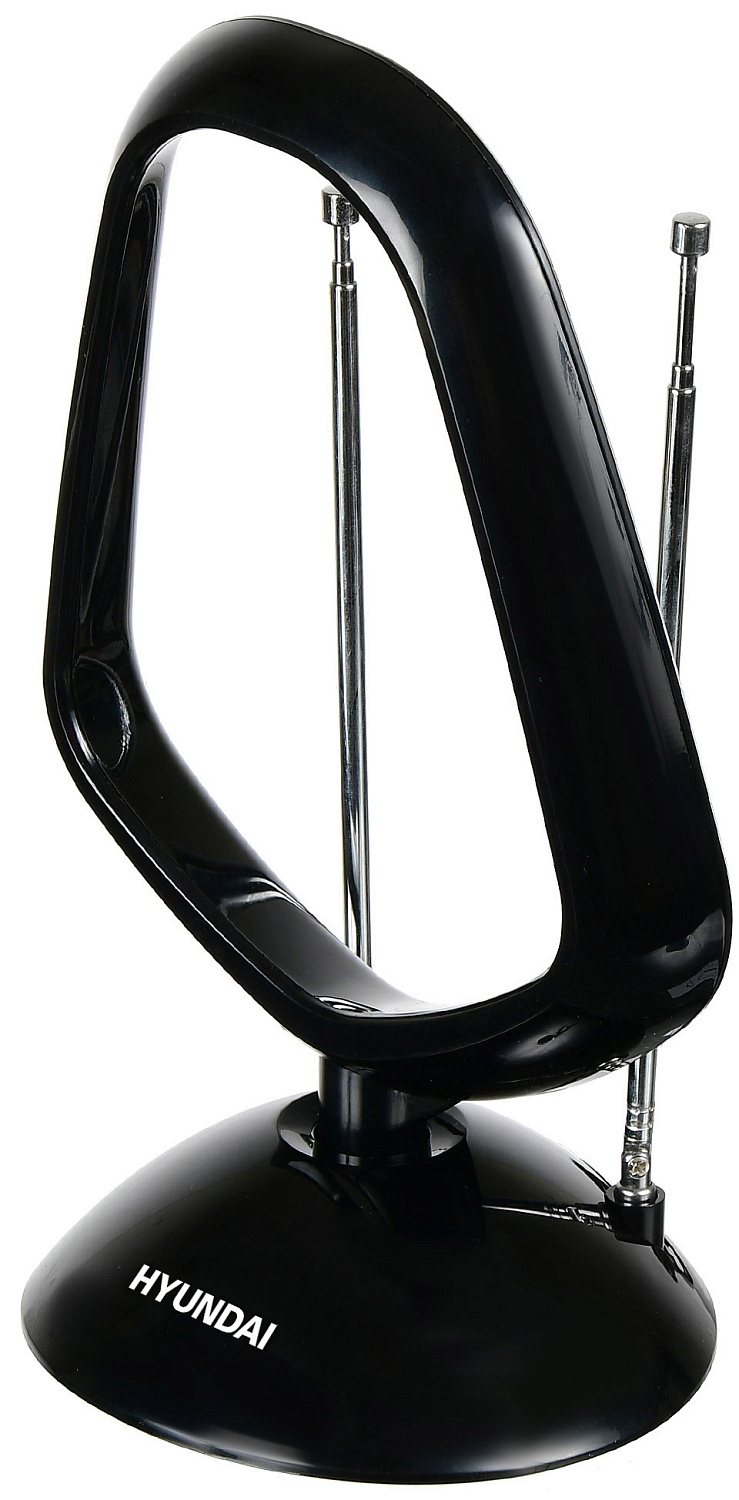 Антенна телевизионная Hyundai H-TAI320 30дБ активная черный каб.:1.85м Антенна телевизионная Hyundai H-TAI320 30дБ активная черный каб.:1.85м