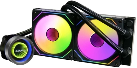 Система водяного охлаждения Lian-Li GA II Trinity 240 SL-INF ARGB Soc-AM5/AM4/1200/1700/1851 черный30dB Al+Cu Ret (G89.GA2T24INB.R0)