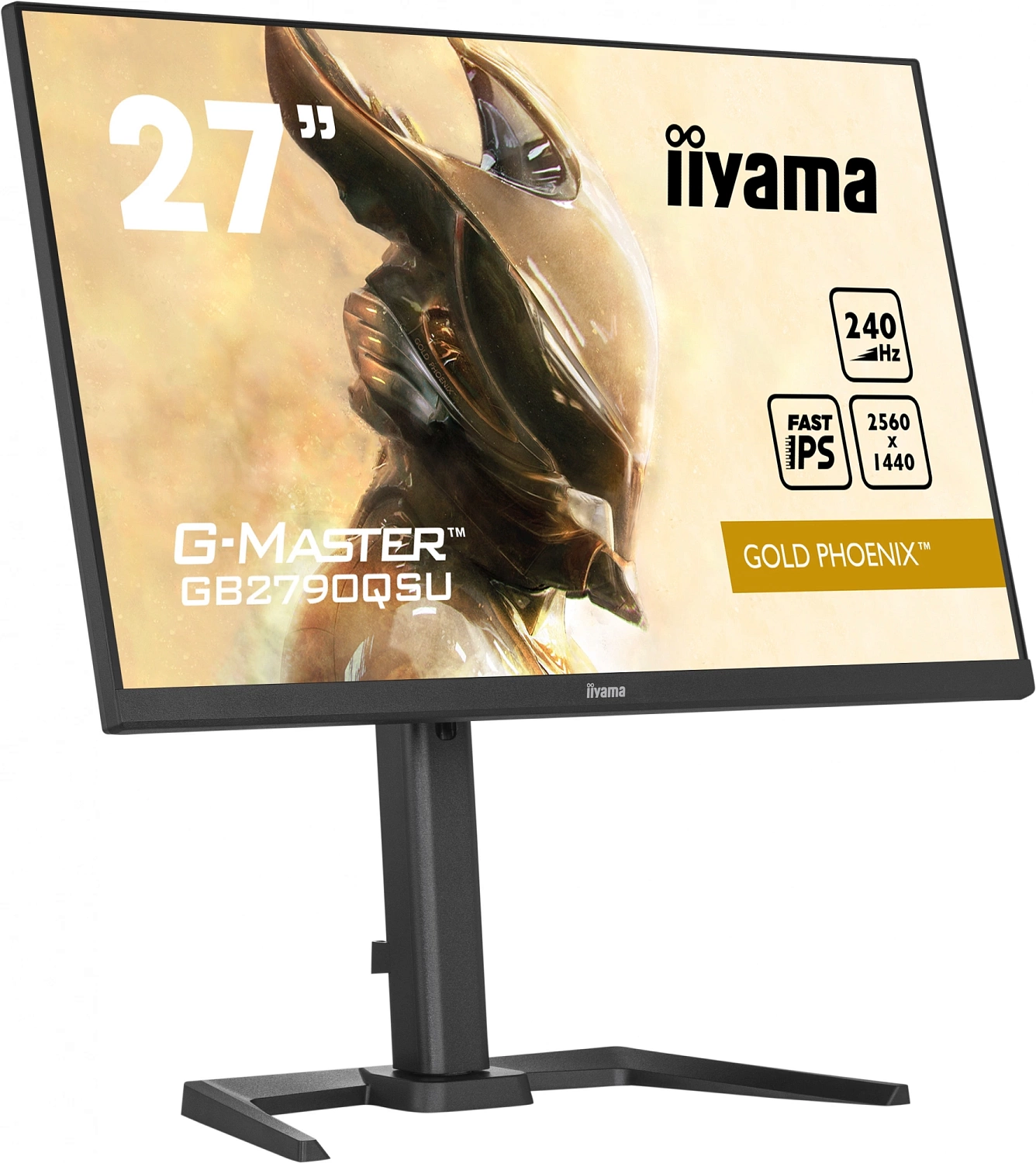 Монитор Iiyama 27" G-Master GB2790QSU-B5 черный IPS LED 16:9 HDMI M/M матовая HAS 400cd 178гр/178гр 2560x1440 240Hz DP USB 5.7кг