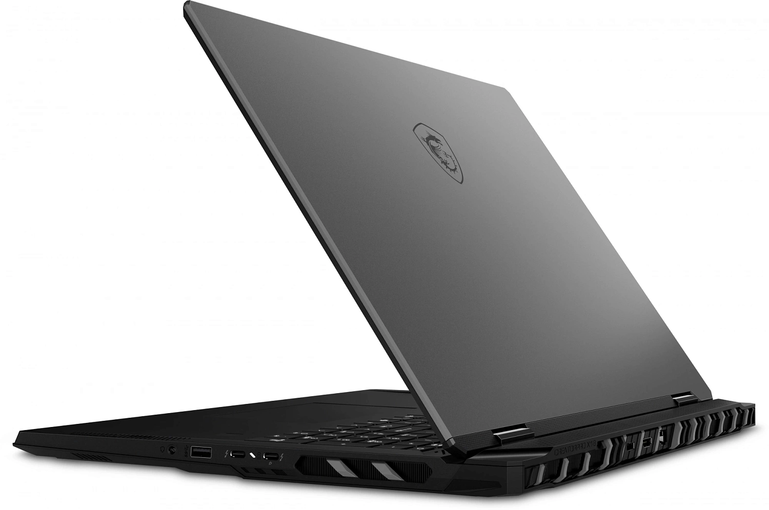Ноутбук без сумки MSI CreatorPro X18 HX A14VMG Core i9-14900HX 18" 16:10 UHD+ (3840x2400),120Hz,DDR5 128GB (32GB*4),1TB SSD,NV RTX 5000 Ada (16GB GDDR6),99Whr,3,6kg,2y,Win11Pro,Lunar Gray