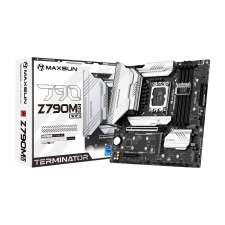 MS-Terminator Z790M D5 WIFI 1700, Z790, 4xDDR5, 1xPCIEx16,1xPCIEx4,5xM.2, Front1xType-C,2xUSB3,3xUSB2, Rear1xType-C,4xUSB3,4xUSB2, 4xSATA3, 2,5GLan, HDMI+DP, mATX, RTL