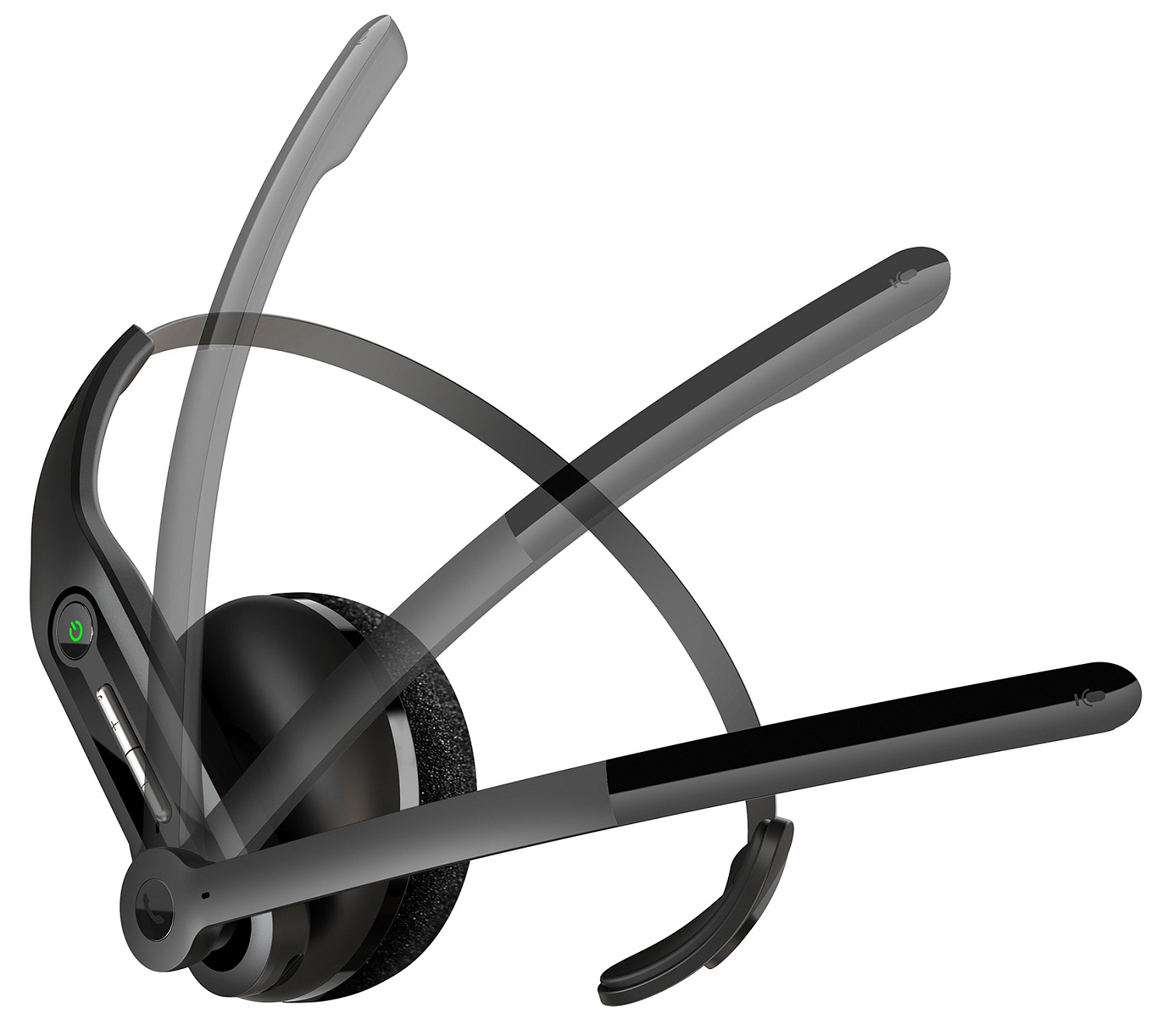 Наушники с микрофоном Edifier CC200 черный накладные BT оголовье