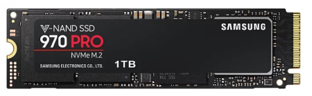 M.2 2280 1TB Samsung 970 PRO Client SSD MZ-V7P1T0BW PCIe Gen3x4 with NVMe, 3500/2700, IOPS MZ-V7P1T0BW 500/500K, MTBF 1.5M, V-NAND MLC, 1024MB, 1200TBW, NVMe 1.3, RTL (205379)