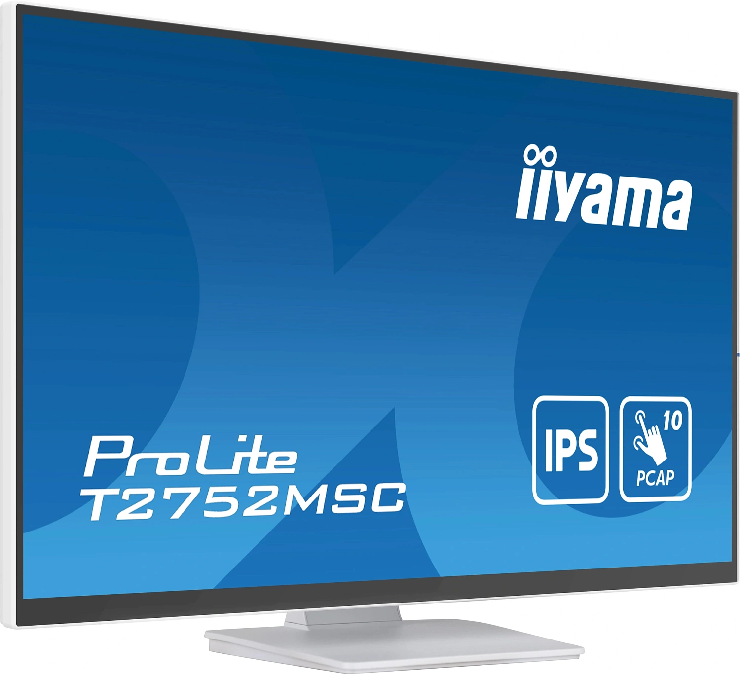 Монитор Iiyama 27" ProLite T2752MSC-W1 белый IPS LED 5ms 16:9 HDMI M/M матовая 1000:1 400cd 178гр/178гр 1920x1080 60Hz DP FHD USB Touch 6.7кг