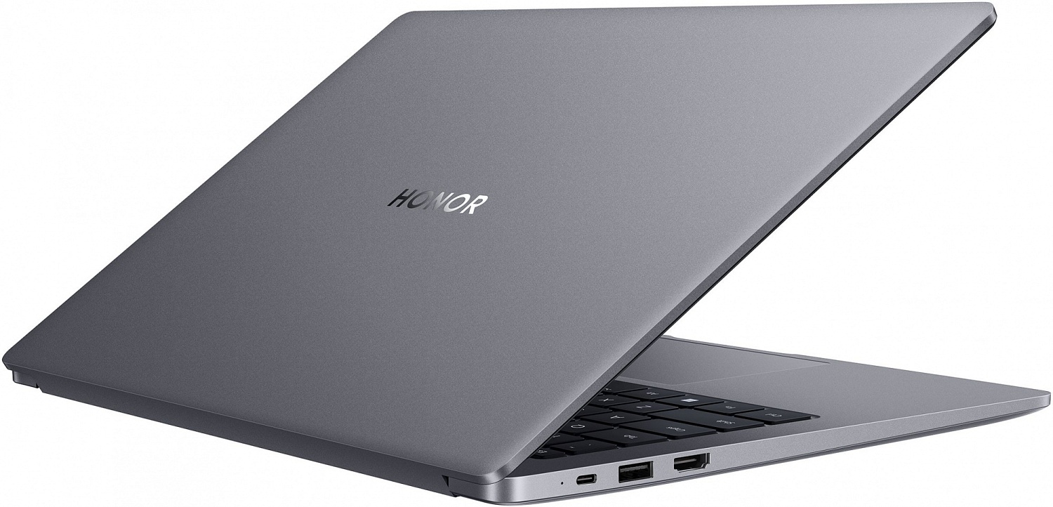 Ультрабук Honor MagicBook X14 Core i5 12450H 8Gb SSD512Gb Intel UHD Graphics 14" IPS FHD (1920x1200) Windows 11 Home grey WiFi BT Cam (5301AFJX)