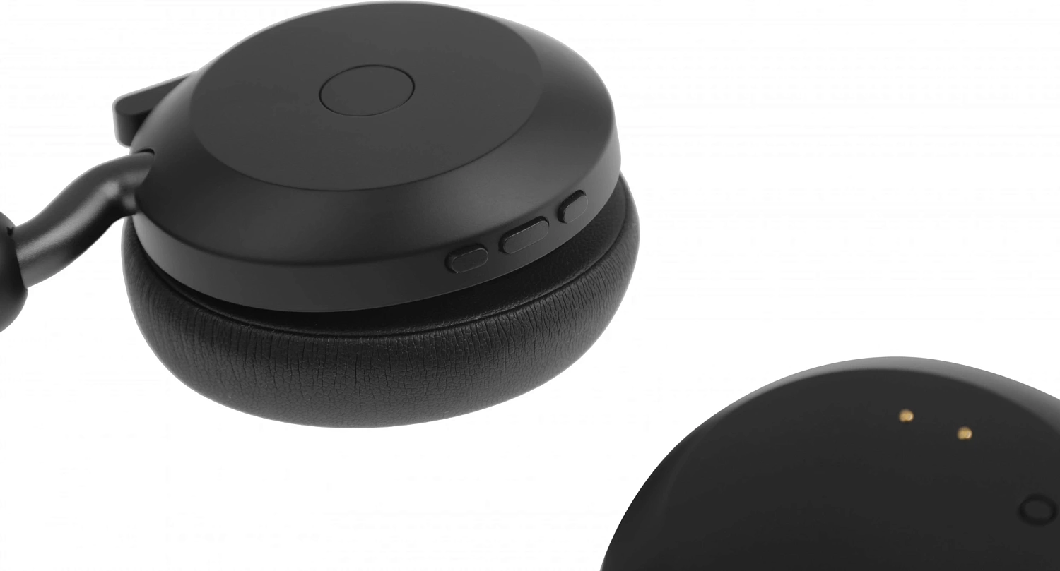 Наушники с микрофоном Jabra Evolve2 75, Link380a UC Stereo Black черный накладные BT оголовье (27599-989-999)