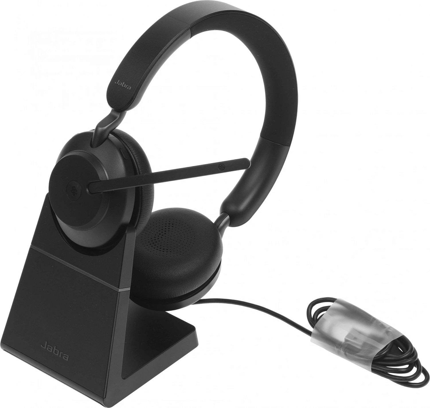 Компьютерная гарнитура Jabra Evolve2 65, Link380a MS Stereo Stand Black