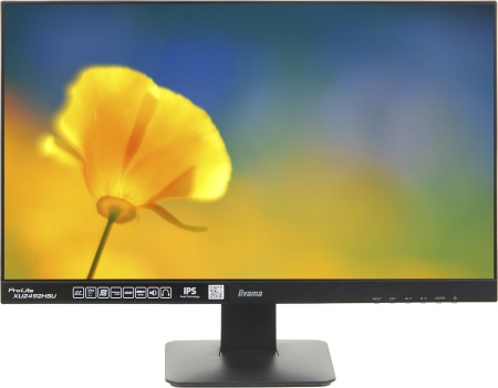 Монитор Iiyama 23.8" ProLite XU2492HSU-B1 черный IPS LED 4ms 16:9 HDMI M/M матовая 1000:1 250cd 178гр/178гр 1920x1080 75Hz VGA DP FHD USB 3.6кг