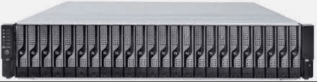 Полка расширения Infortrend 2U/24bay dual controller  4x 12GbSAS ports, 2x(PSU+FAN module), 24x GS 2.5" drive trays, 2x 12G to 12GSAS cables for 12G storage or expansion enclosure and 1xRackmount kit (JB 3024RBA)