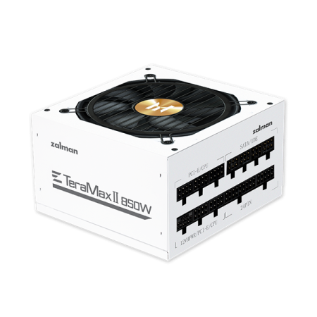 Блок питания Zalman ZM850-TMX2 WH, 850W, ATX12V v3.0, APFC, 12cm Fan, 80+ Gold Gen5, Full Modular, White, Retail