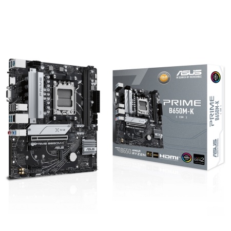 PRIME B650M-K/AM5,B650,USB 3.2 GEN 2,AURA,MB