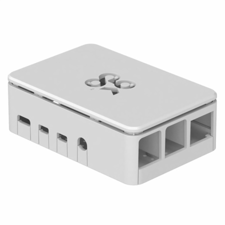 Raspberry Pi 4 Model B Official Case Okdo Standard Series, White, Retail, для Raspberry Pi 4 Model B (187-3431/187-3432)(ASM-1900133-11) RTL {96} (815096)