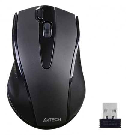 Мышь A4Tech V-Track G9-500FS черный оптическая (1200dpi) silent беспроводная USB (4but)