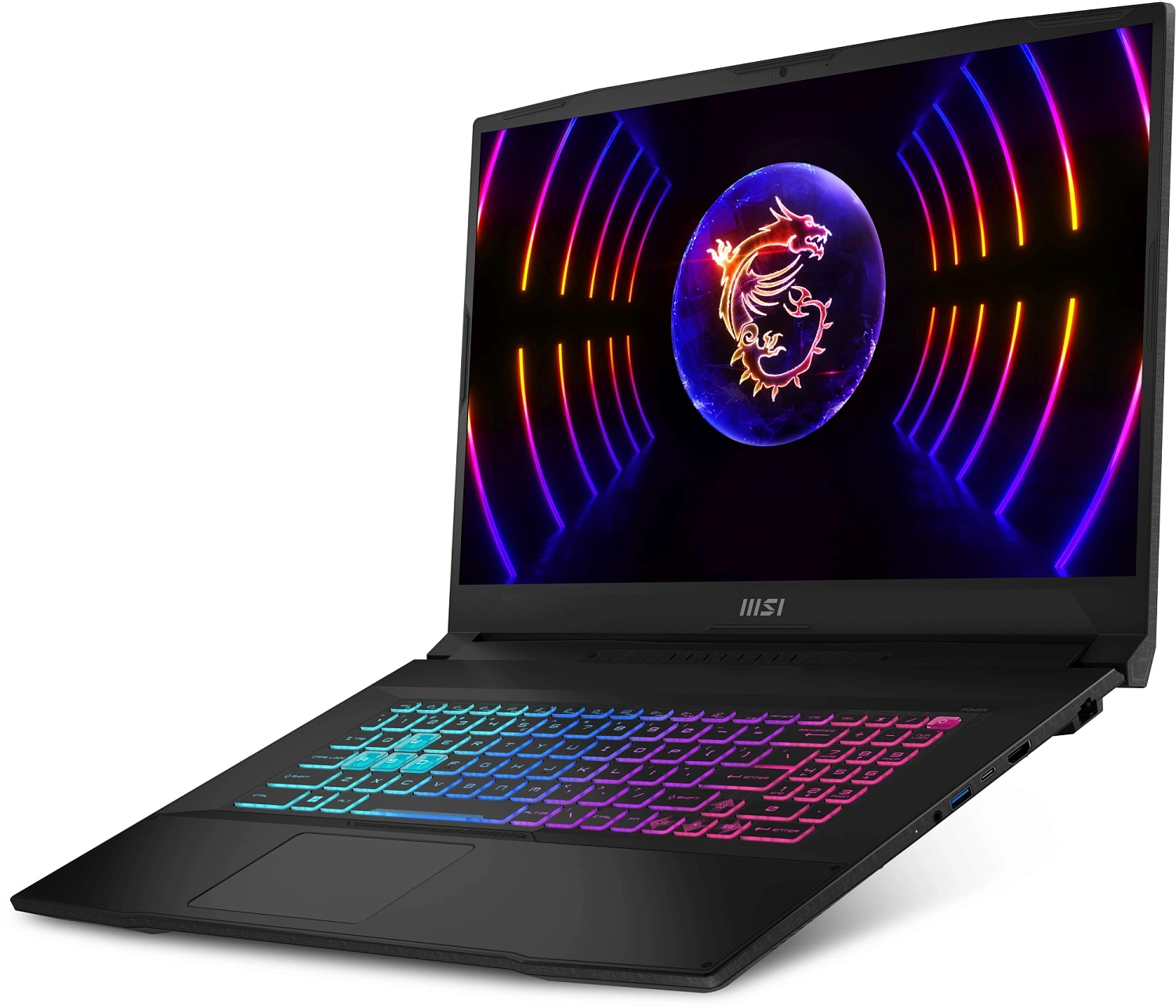 Ноутбук MSI Katana 15 B13VFK-2434XRU Core i7 13620H 16Gb SSD1Tb NVIDIA GeForce RTX4050 6Gb 15.6" IPS FHD (1920x1080) Windows 11 Multi Language black WiFi BT Cam