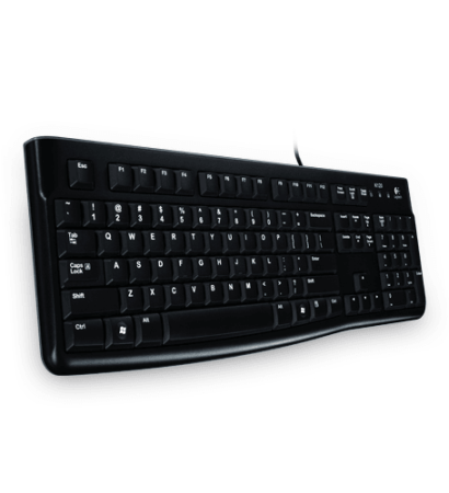 Клавиатура Logitech K120 черный USB (920-002583)