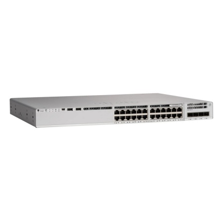 Catalyst 9300L 24-port 1G copper with fixed 4x1Gb SFP uplinks, PoE+, DNA Network Advantage Lic , C9300L-24P-4G-A