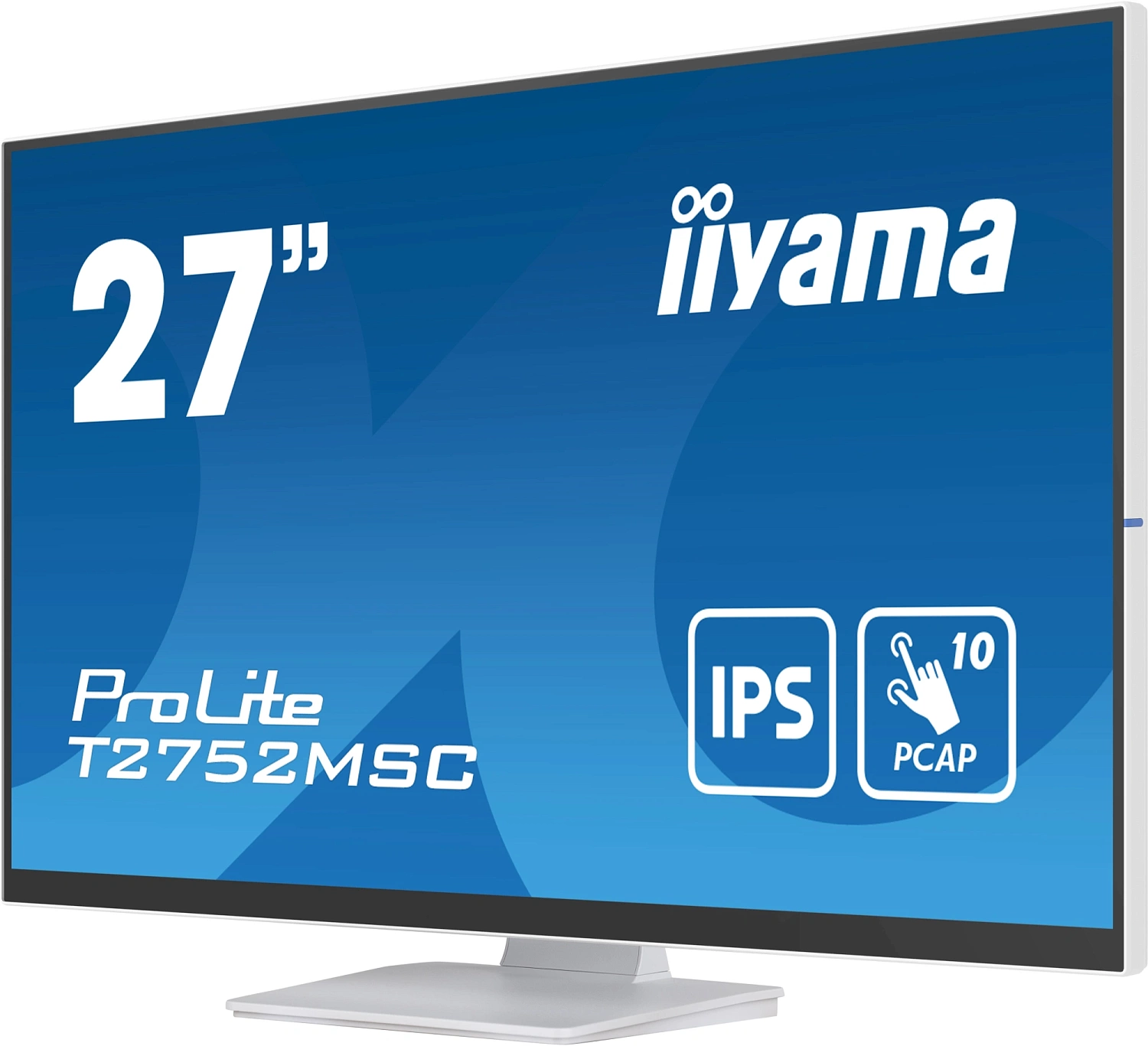 Монитор Iiyama 27" ProLite T2752MSC-W1 белый IPS LED 5ms 16:9 HDMI M/M матовая 1000:1 400cd 178гр/178гр 1920x1080 60Hz DP FHD USB Touch 6.7кг