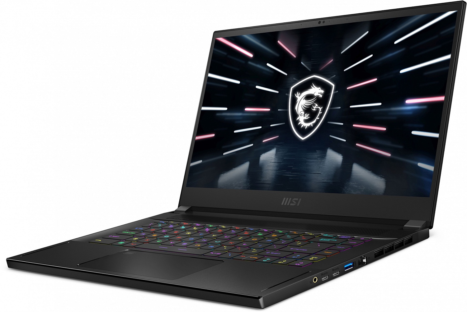 Ноутбук MSI Stealth GS66 12UHS-267RU Core i9 12900H 64Gb SSD2Tb NVIDIA GeForce RTX3080Ti 16Gb 15.6" IPS UHD (3840x2160) Windows 11 Home black WiFi BT Cam (9S7-16V512-267)